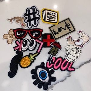 Iron on patch bundle